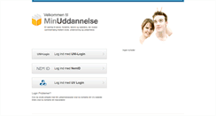 Desktop Screenshot of minuddannelse.net