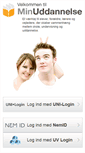 Mobile Screenshot of minuddannelse.net