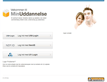 Tablet Screenshot of minuddannelse.net